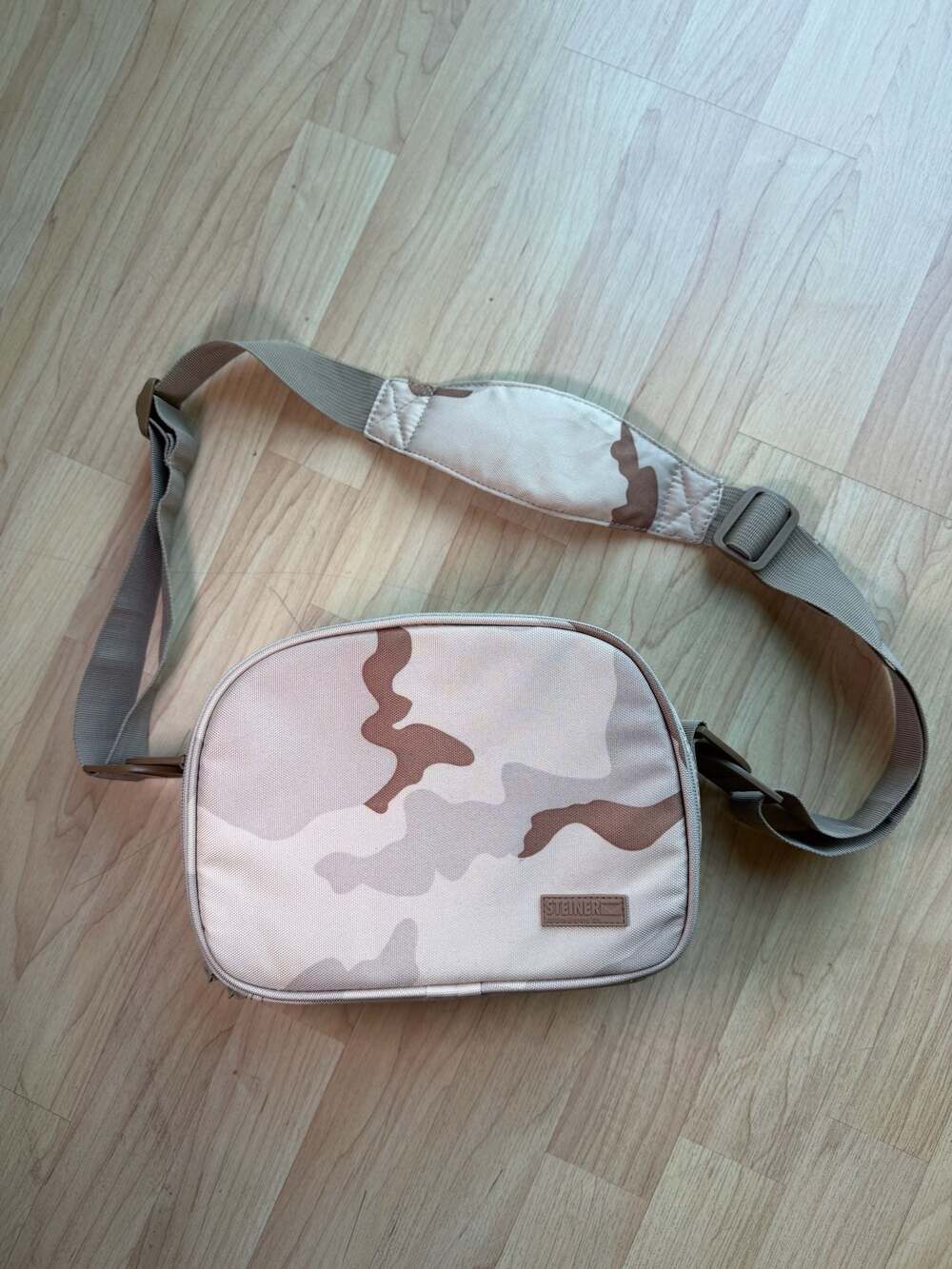 Steiner Desert Camo Padded Binocular Case Bag with Shoulder Strap